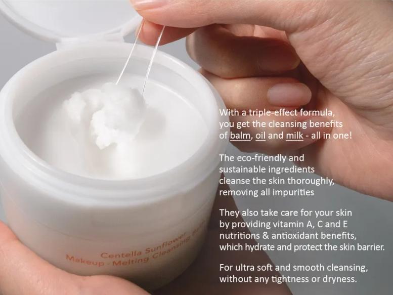 Haruharu Wonder Centella Sunflower Makeup-Melting Cleansing Balm
