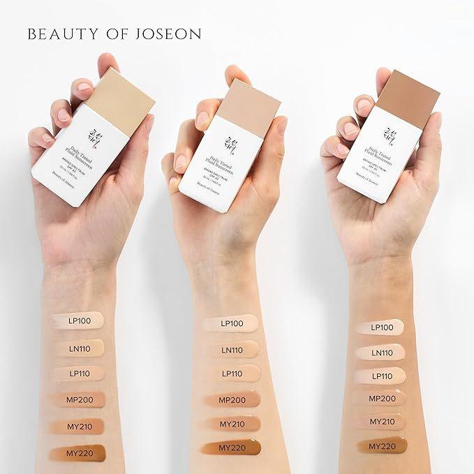 Beauty of Joseon Daily Tinted Fluid Sunscreen – Lightweight Tinted Sunscreen for Oily & Acne-Prone Skin
