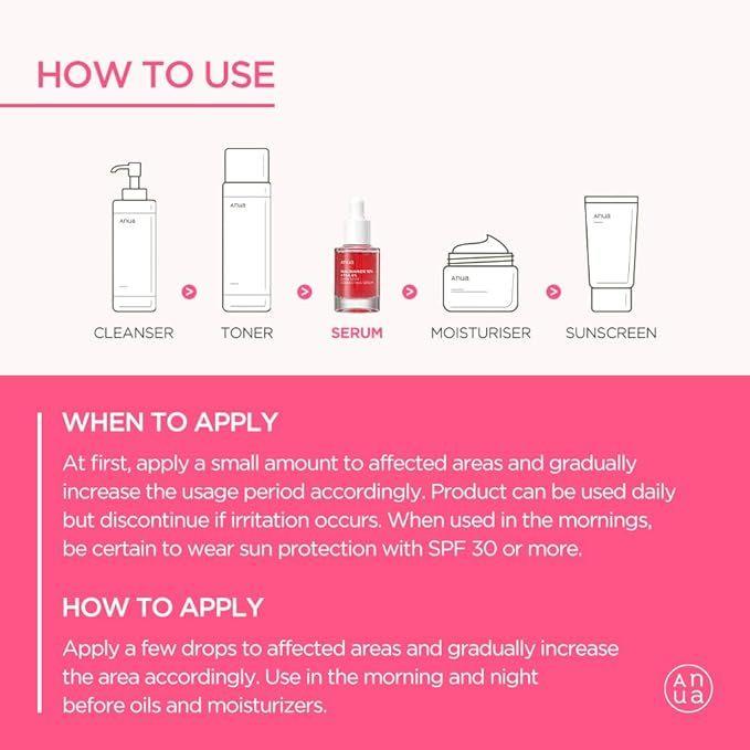 Anua Niacinamide 10% + TXA 4% Dark Spot Serum – Brightening for Acne Marks & Uneven Skin Tone