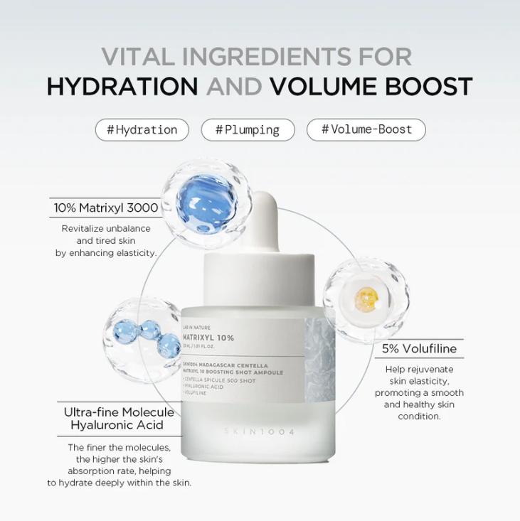 Skin1004 Madagascar Centella Matrixyl 10 Boosting Shot Ampoule 30ml