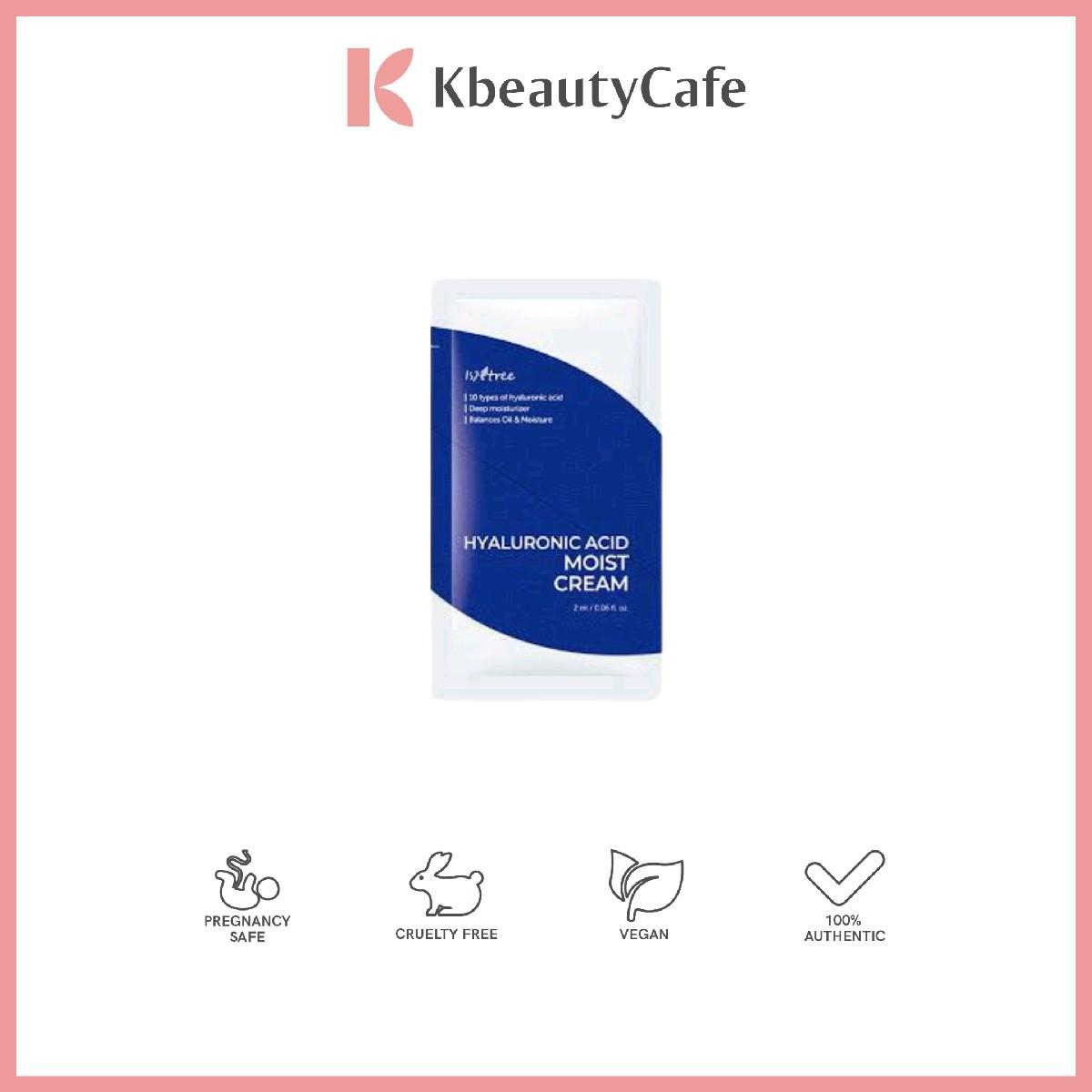 Isntree Sachet Samples - Hyaluronic Acid Gel Cream | Moist Cream