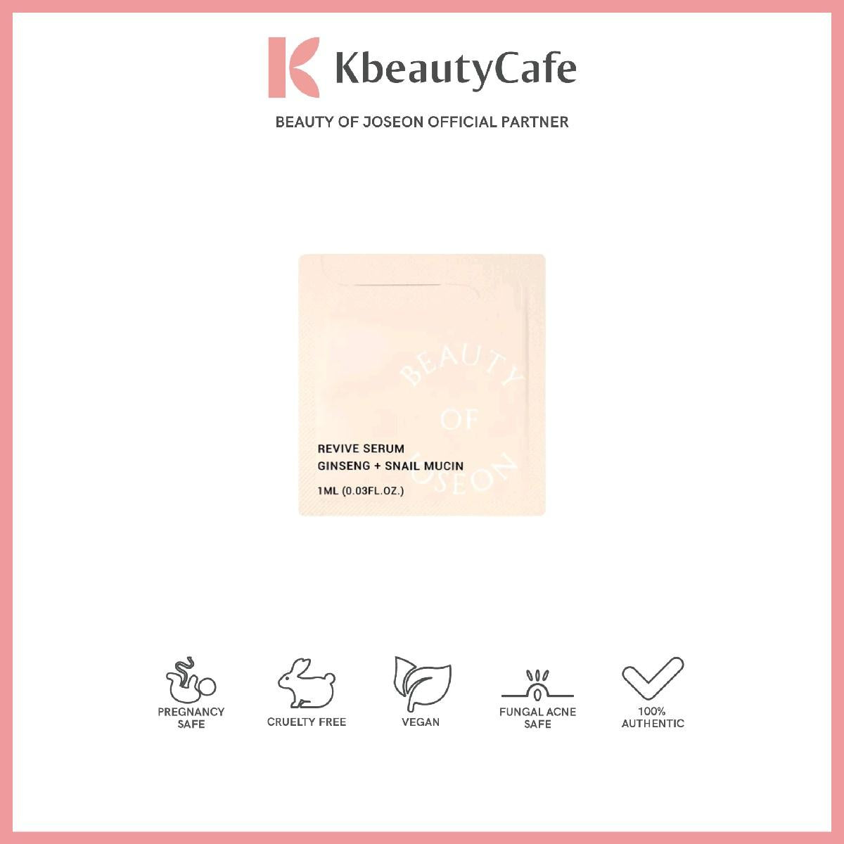 Beauty of Joseon Glow / Revive Serum / Dynasty Cream (Sachet Sample)