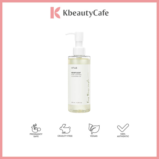 Anua Heartleaf Pore Control Cleansing Oil (20 ml or 200 ml)