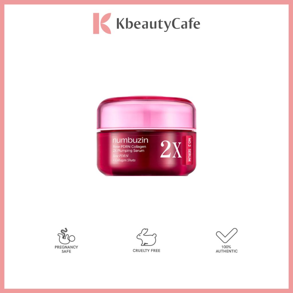 Numbuzin No.2 Rose PDRN Collagen 2X Plumping Serum 30ml (Jar)