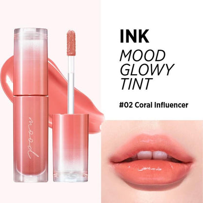 Peripera Ink Mood Glowy Tint - Korean Lip Tint for Plump Lips
