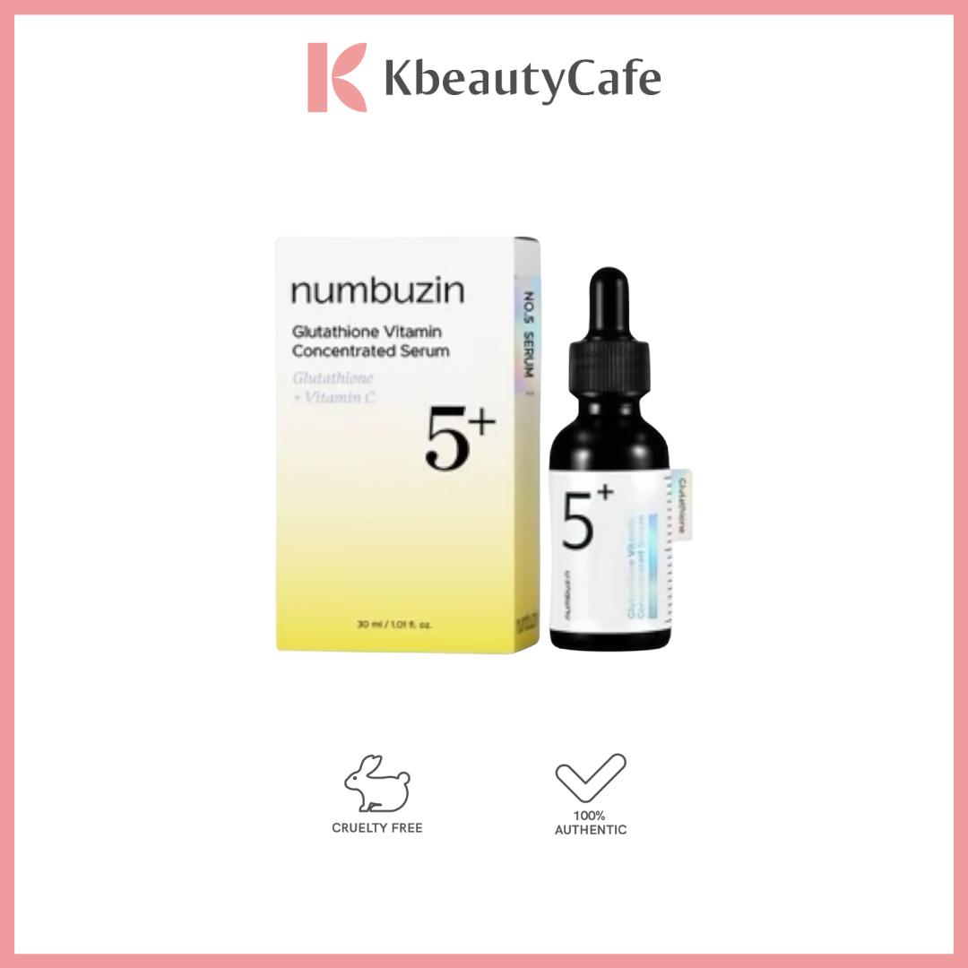 Numbuzin Serum (No. 3 Skin Softening, 4 Collagen 73%, 5 Blemish, 6 Deep Sleep, 5 Vitamin Concentrated) - Dark Spot, Anti-Aging, Hydrating