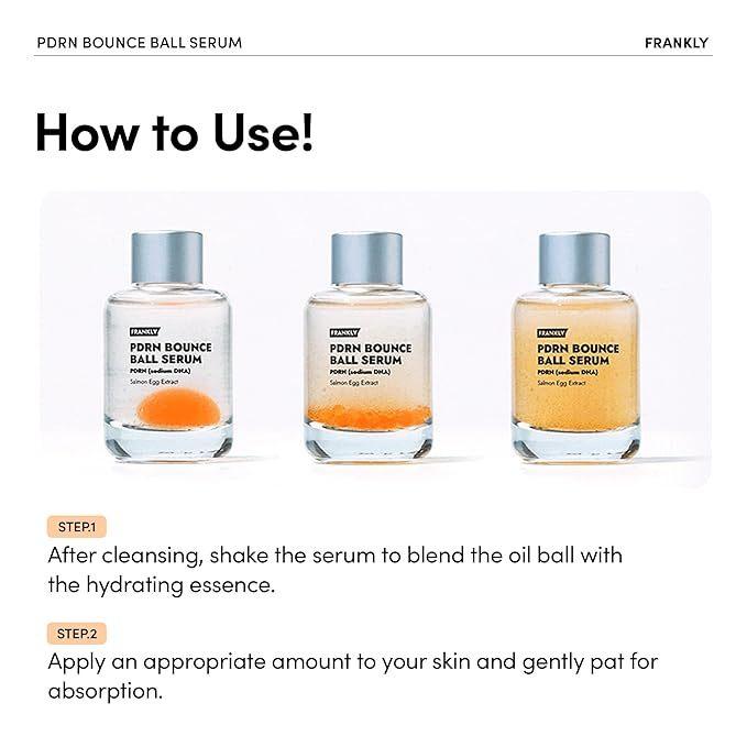 Frankly PDRN Bounce Ball Serum (Skin Repair, Sensitive, Niacinamide, Salmon PDRN)