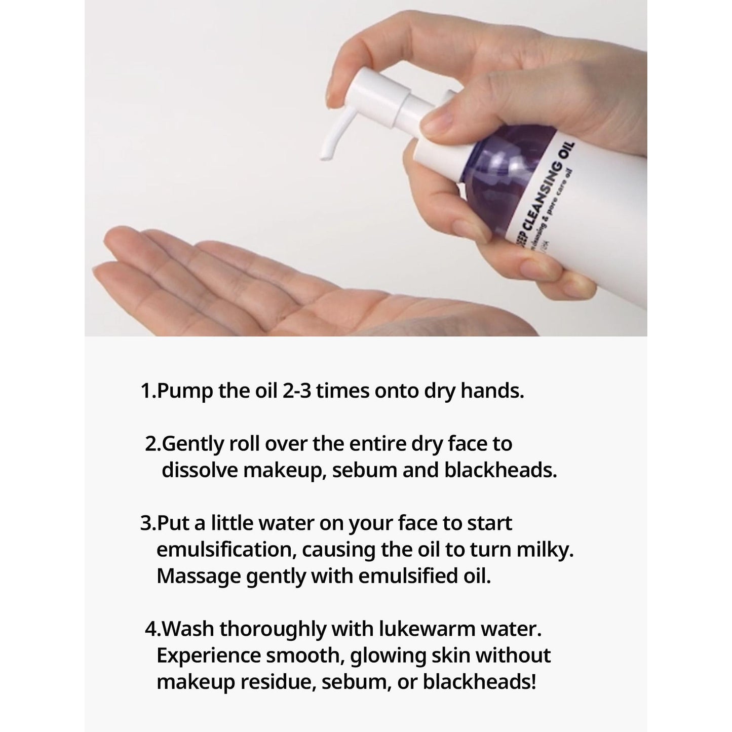 Frankly Deep Cleansing Oil – Makeup Remover & Pore Cleanser for Oily & Acne-Prone Skin