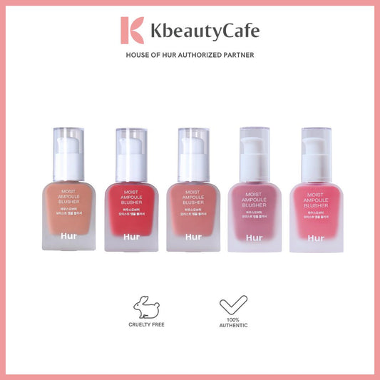 House of HUR Moist Ampoule Blusher - Long Lasting, Natural-Looking Blush