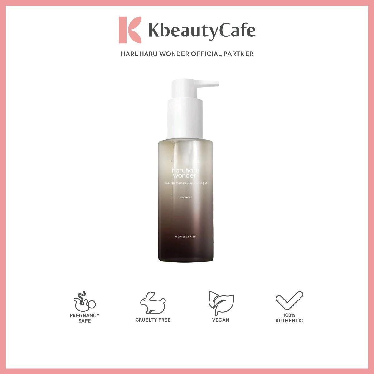 Haruharu Wonder Black Rice Moisture Deep Cleansing Oil 150ml