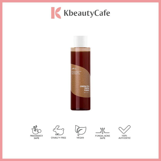 Isntree Green Tea Fresh Toner - Regulates Sebum Production, Soothes, and Heals Acne - Toner For Oily or Acne-Prone Skin