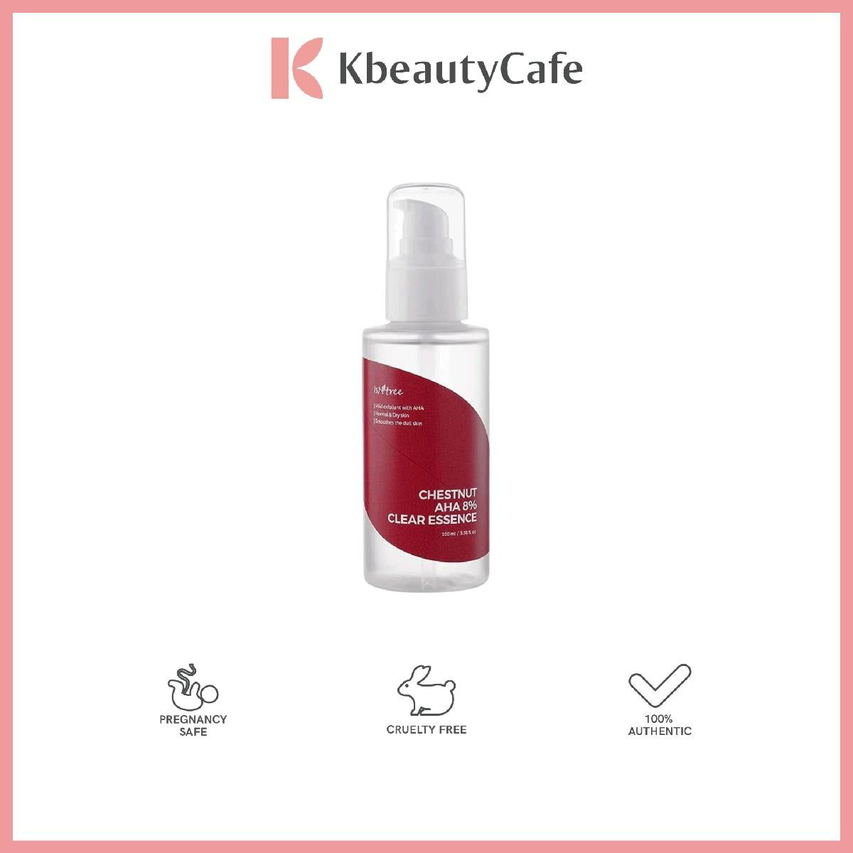 Isntree Chestnut AHA 8% Clear Essence 100 ml