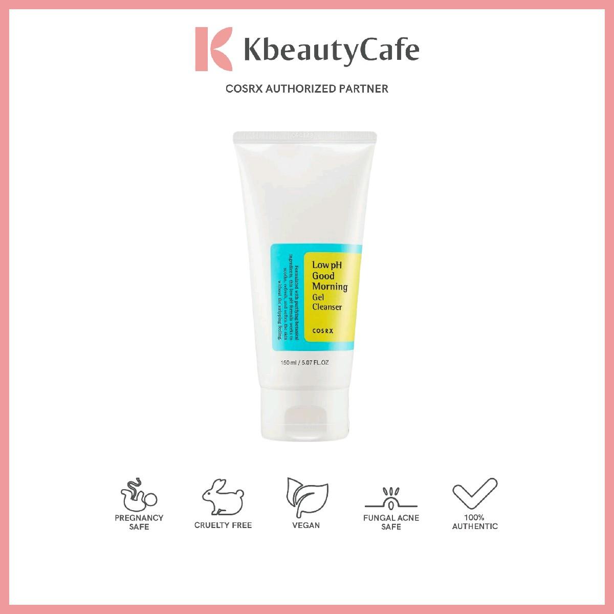 CosRX Low pH Good Morning Gel Cleanser (150ml) -  Gentle Cleanser for Sensitive Skin - For All Skin Types