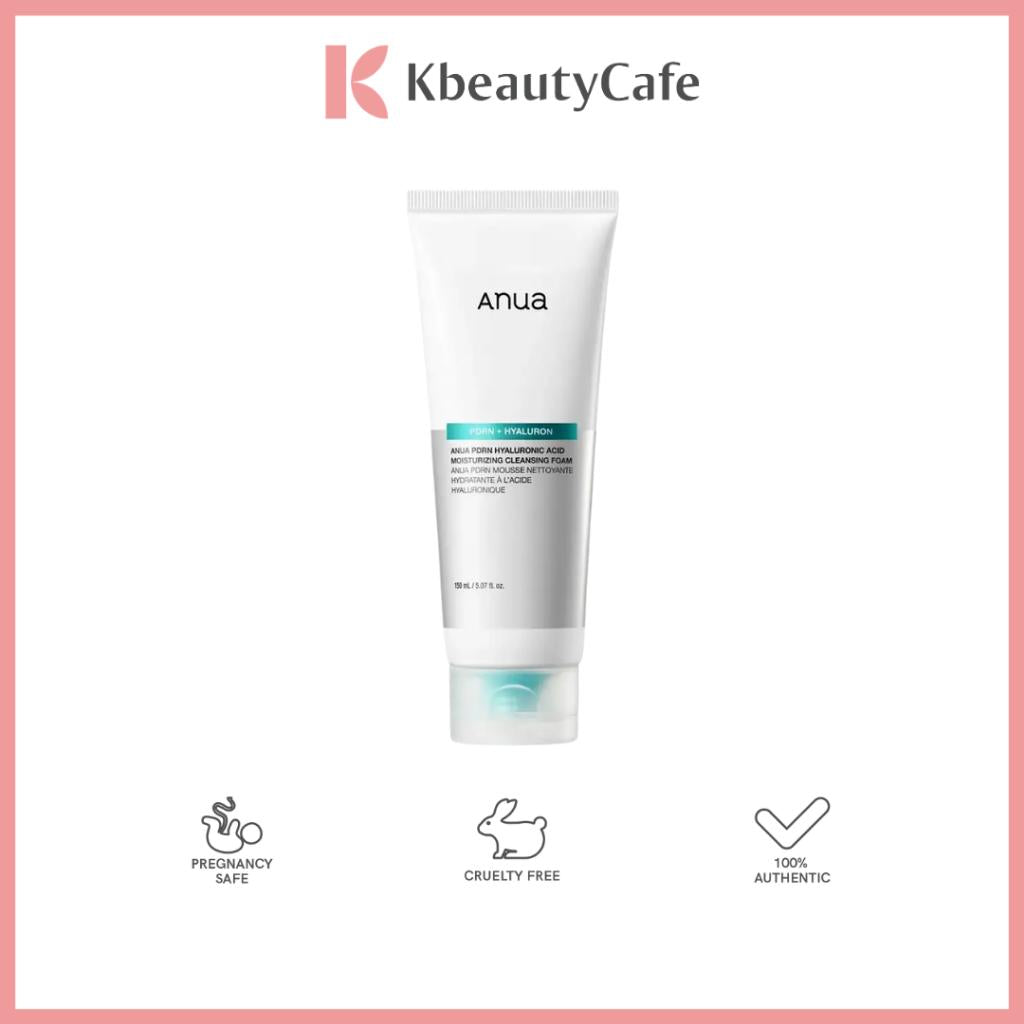 Anua PDRN Hyaluronic Acid Moisturizing Cleansing Foam 150ml