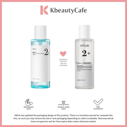 Anua BHA 2% Gentle Exfoliating Toner 150ml – Anti-Acne & Pore Minimizing Toner for Oily Skin