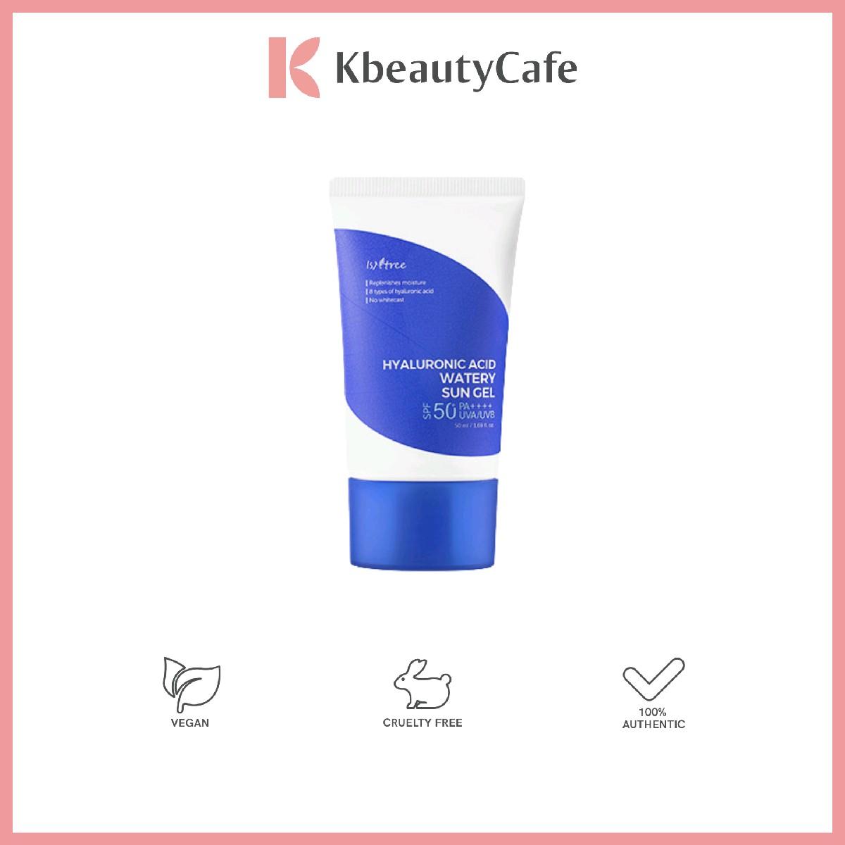 Isntree Hyaluronic Acid Watery Sun Gel - Sunscreen for Oily Skin - Lightweight, No White Cast, Non-Greasy