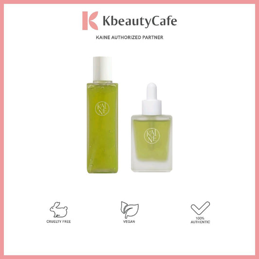 Kaine ROSEMARY Relief Gel Cleanser / Rosemary AHA Night Serum [Lactic Acid Serum - AHA Serum]