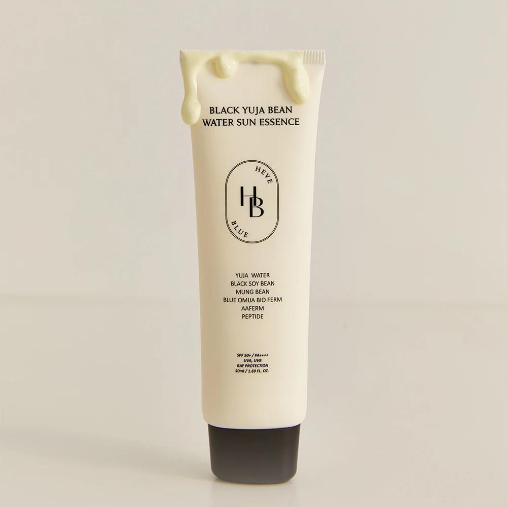 Heveblue Black Yuja Bean Water Sun Essence 50ml