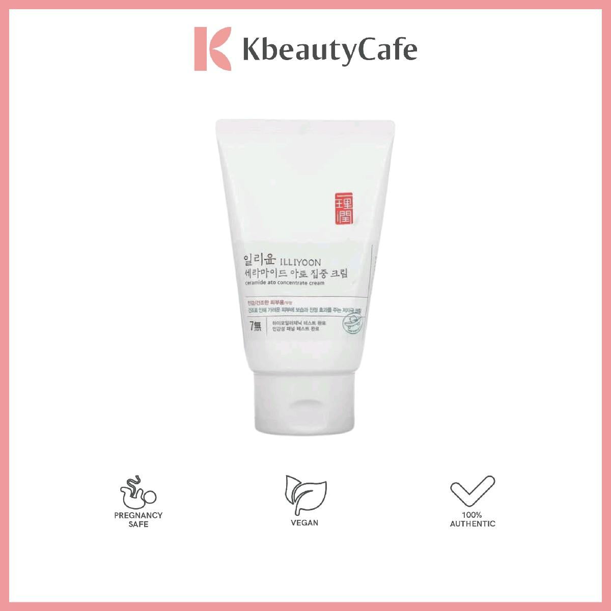 Illiyoon Ceramide Ato Concentrate Cream 200ml - Intensive Moisturizing Barrier Repair Cream for Dry & Sensitive Skin
