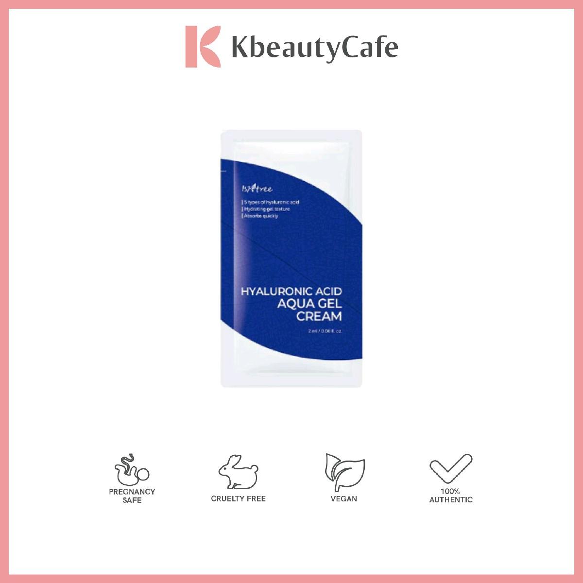 Isntree Sachet Samples - Hyaluronic Acid Gel Cream | Moist Cream