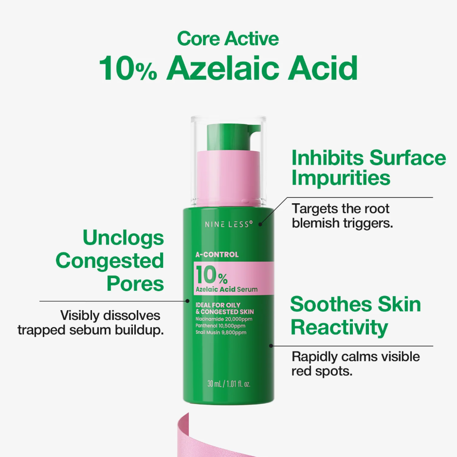 Nineless A-control 10% Azelaic Acid Serum