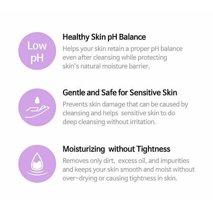 TIA'M Snail & Azulene Low pH Cleanser
