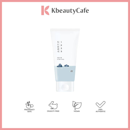 Round Lab Dokdo Cleanser 150 ml | 240 ml - Gentle Foam Cleanser for Sensitive Skin - Hydrating and Soothing