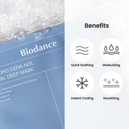 Biodance Hydro Cera-Nol Real Deep Mask (1 pc. or 4 pcs)