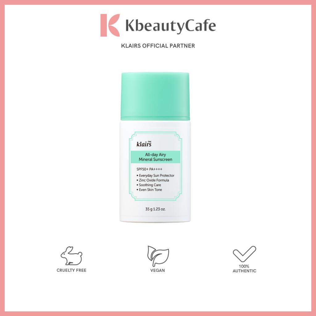Klairs All-day Airy Mineral Sunscreen 10g | 35 g | 60 g