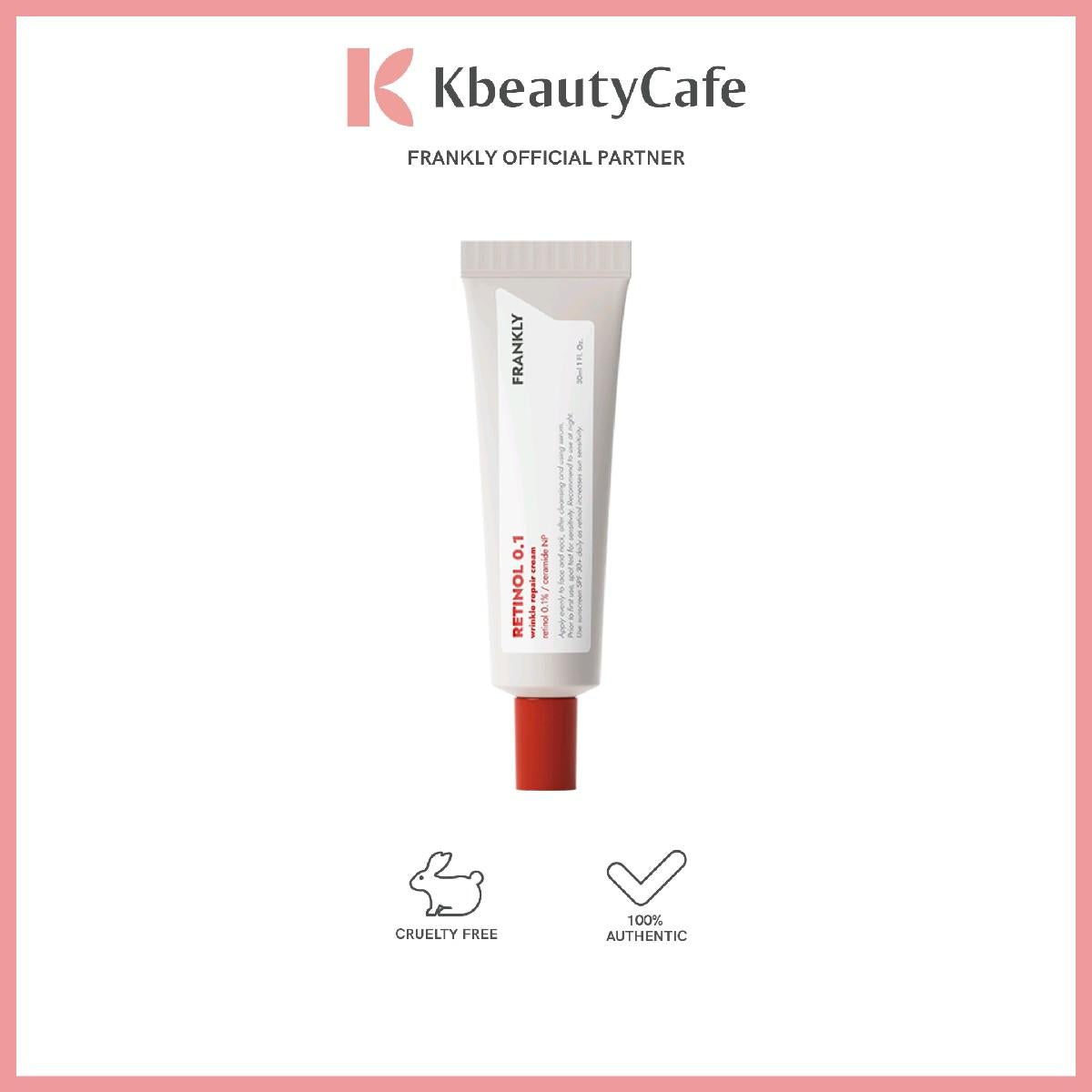 Frankly Retinol 0.1% Cream – Beginner Retinol for Fine Lines & Skin Texture