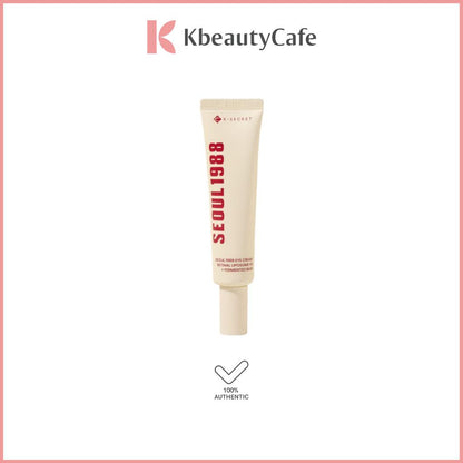 K-Secret Seoul 1988 Eye Cream : Retinal Liposome 4% + Fermented Bean - Anti-Aging & Fine Lines Korean Firming Eye Cream