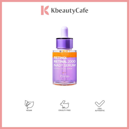 Purito Retinol Retinal 2000 NAD+ Serum 30ml