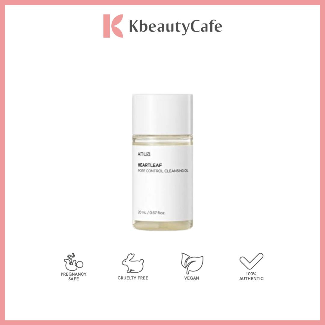 Anua Heartleaf Pore Control Cleansing Oil - Makeup Remover For Sensitive Skin - Removes Blackheads