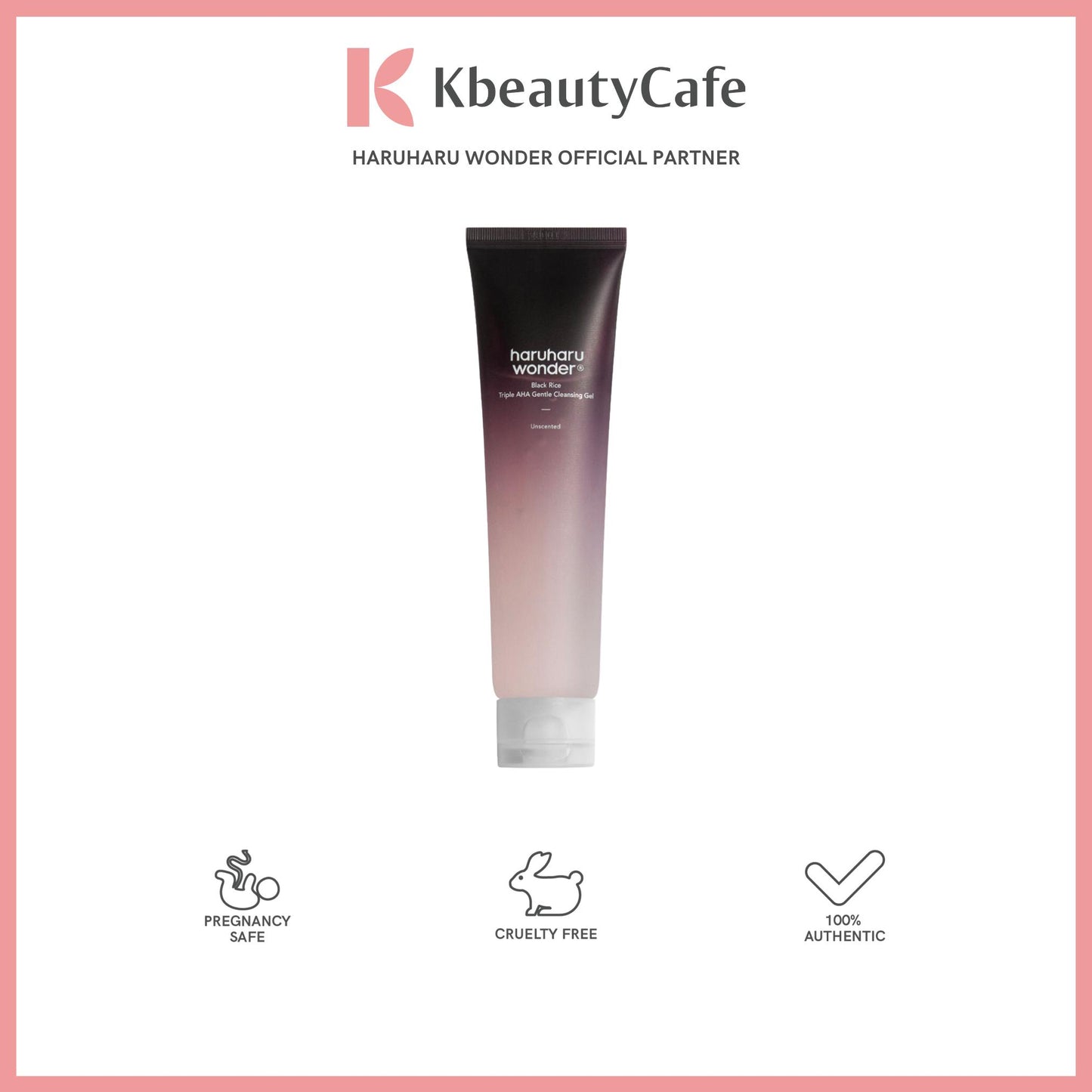 Haruharu Wonder Black Rice Triple AHA Gentle Cleansing Gel