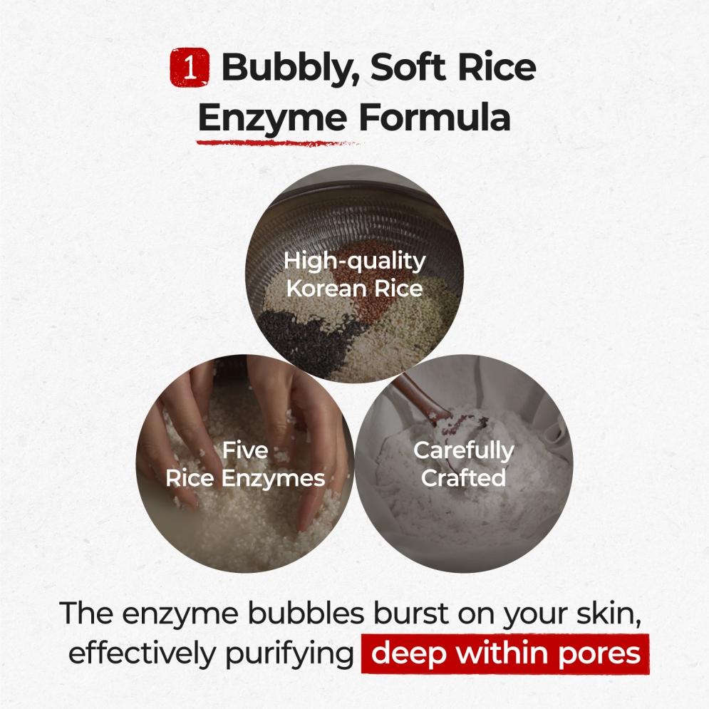 Numbuzin No.3 Rice Enzyme Skin Softening Cleansing Foam