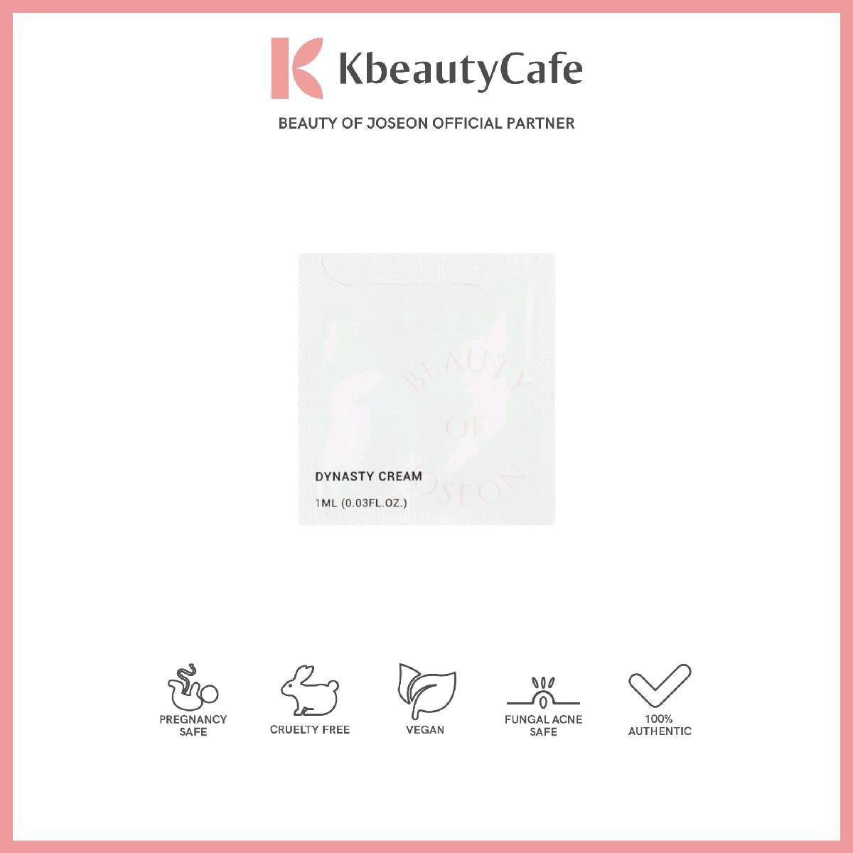 Beauty of Joseon Glow / Revive Serum / Dynasty Cream (Sachet Sample)