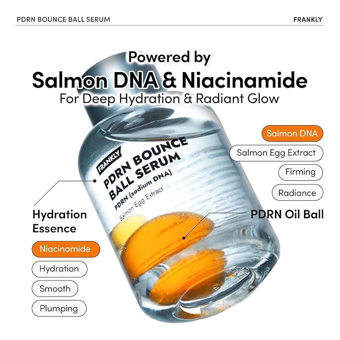 Frankly PDRN Bounce Ball Serum (Skin Repair, Sensitive, Niacinamide, Salmon PDRN)