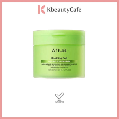 Anua Azelaic Acid 10 Hyaluron Redness Soothing Pad (90 Pads)