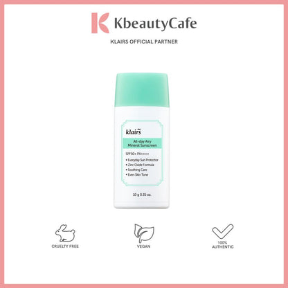 Klairs All-day Airy Mineral Sunscreen 10g | 35 g | 60 g