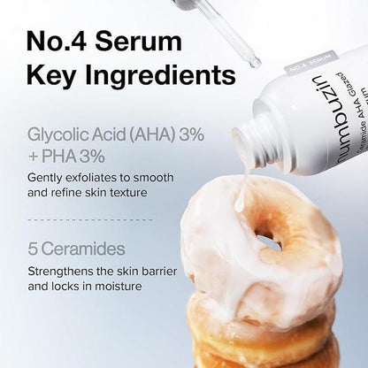 Numbuzin No.4 Ceramide AHA Glazed Skin Prep Serum