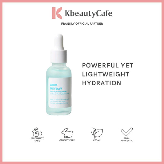 Frankly Heyday Deep Hydrating Serum - Serum for Dry Skin - Deeply Hydrates, Repairs, Plumps, Brightens