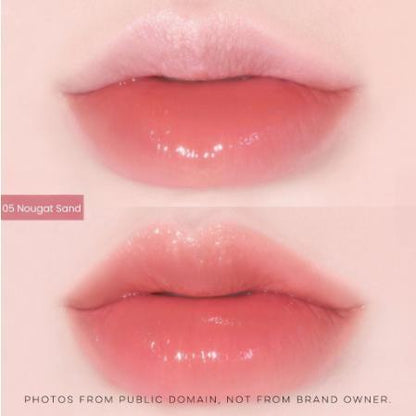 Romand Glasting Melting Balm - Korean Lip Balm for Smooth and Moisturized Lips - MLBB, Highly-Pigmented