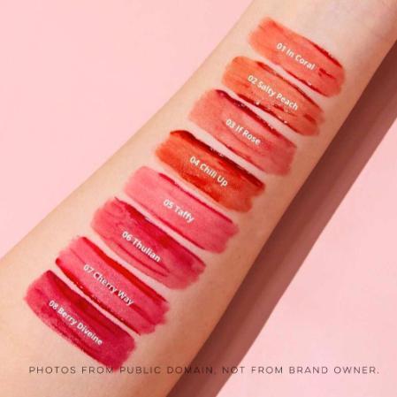 Romand Dewyful Water Tint - Korean Lip Tint for Dewy Lips - Long-lasting, MLBB, Highly-Pigmented