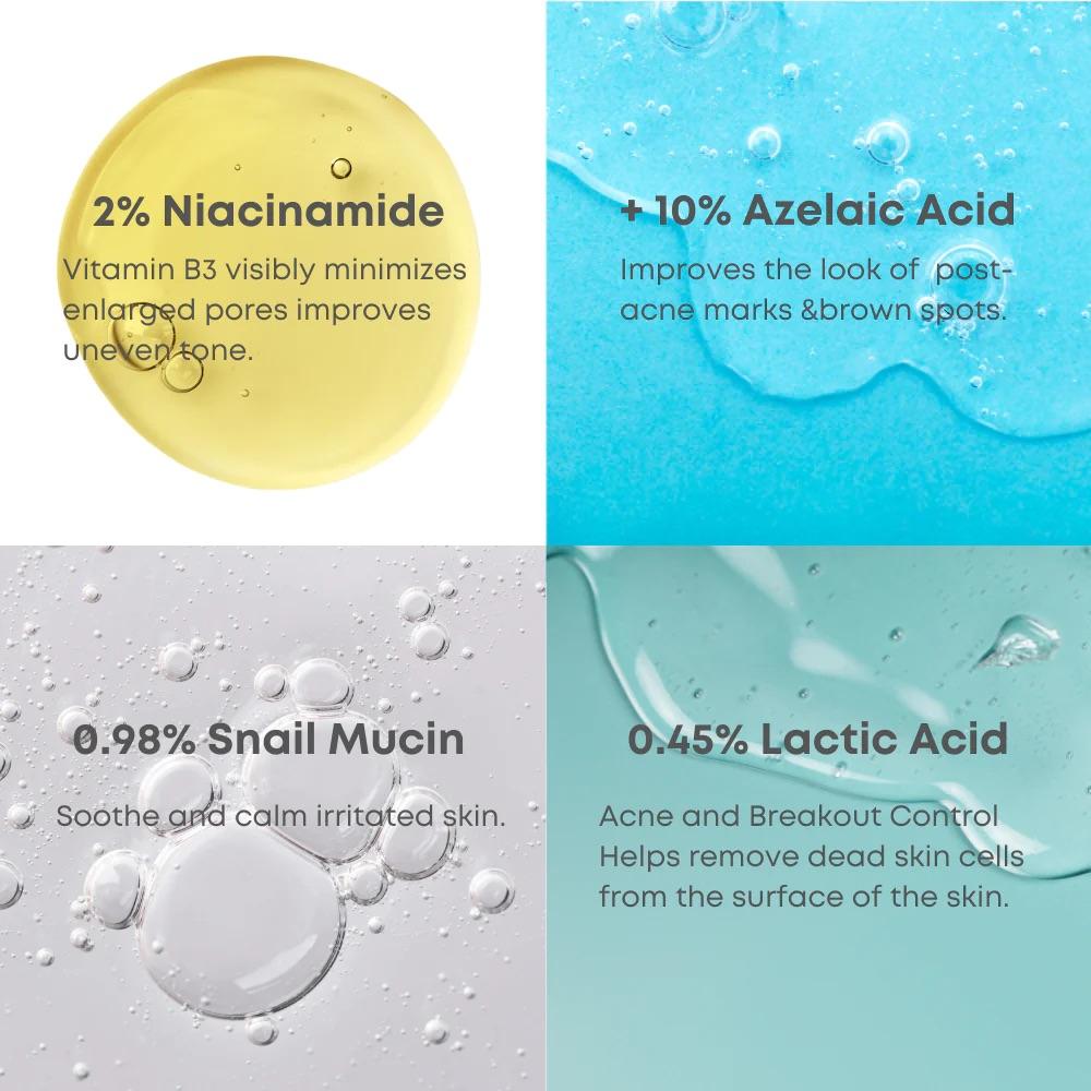 Nineless A-control 10% Azelaic Acid Serum 30ml