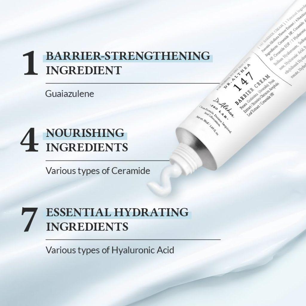 Dr. Althea 147 Barrier Cream 50ml - Soothing Barrier Repair Cream for Damaged Skin Barrier
