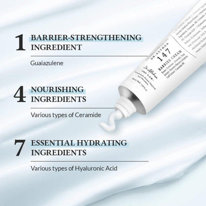 Dr. Althea 147 Barrier Cream 50ml - Soothing Barrier Repair Cream for Damaged Skin Barrier
