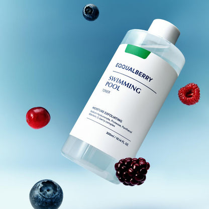 Eqqualberry Swimming Pool Toner – Gentle Exfoliating Toner for Sensitive & Acne-Prone Skin