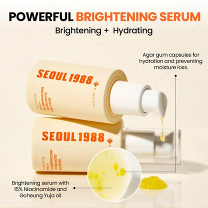 SEOUL 1988 Glow Serum : Niacinamide 15% + Yuja