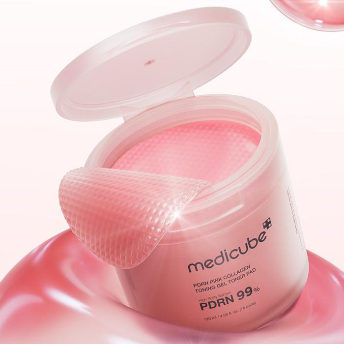 Medicube PDRN Pink Collagen Toning Gel Toner Pad