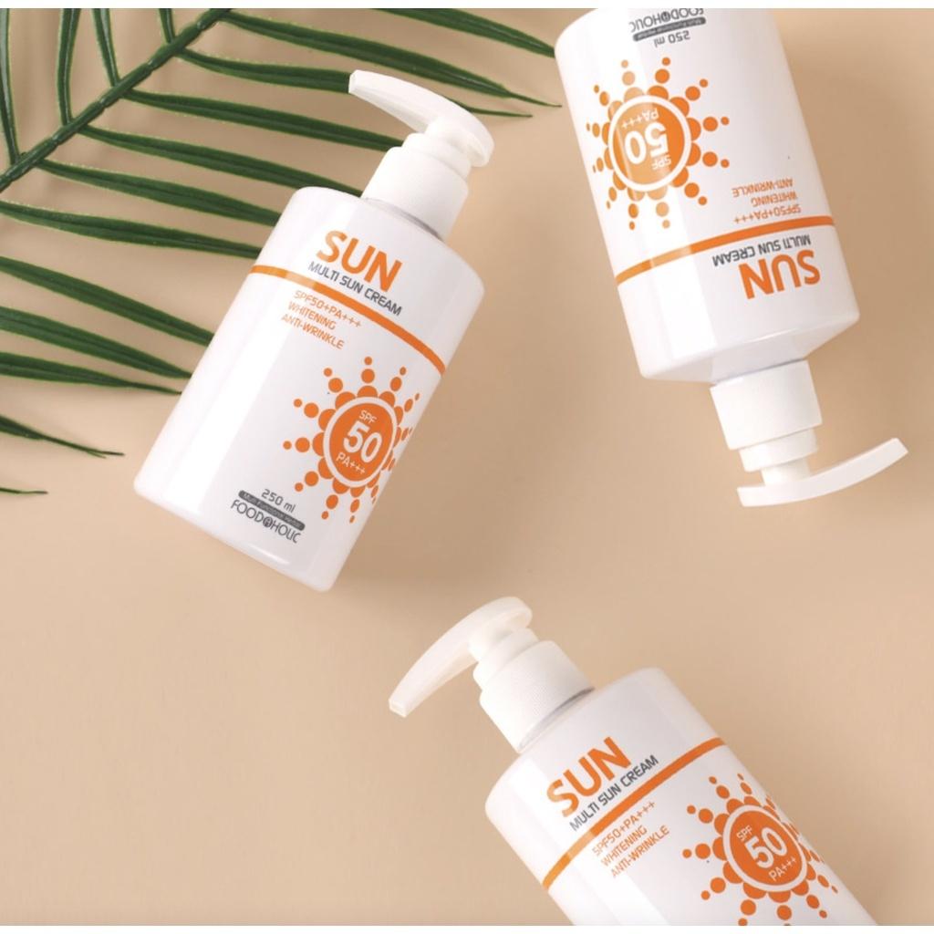 Foodaholic Multi Sun Cream 70 ml and 250 ml